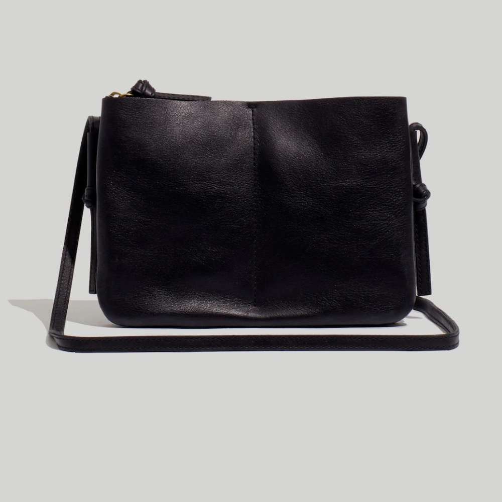 Madewell The Knotted Crossbody Bag in Black Leather - Picture 9 of 11